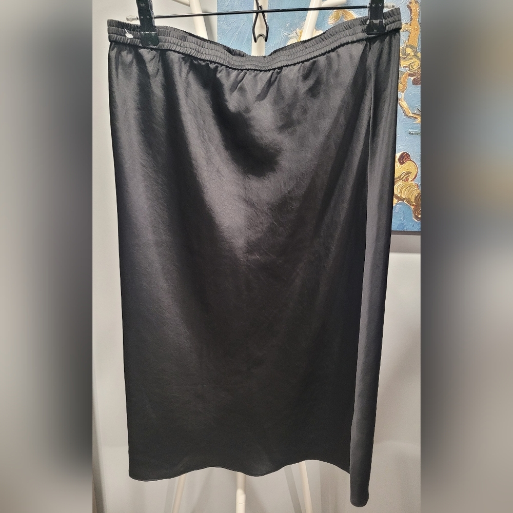 Wilfred Free Black Carina Slip Skirt NWT Size LARGE